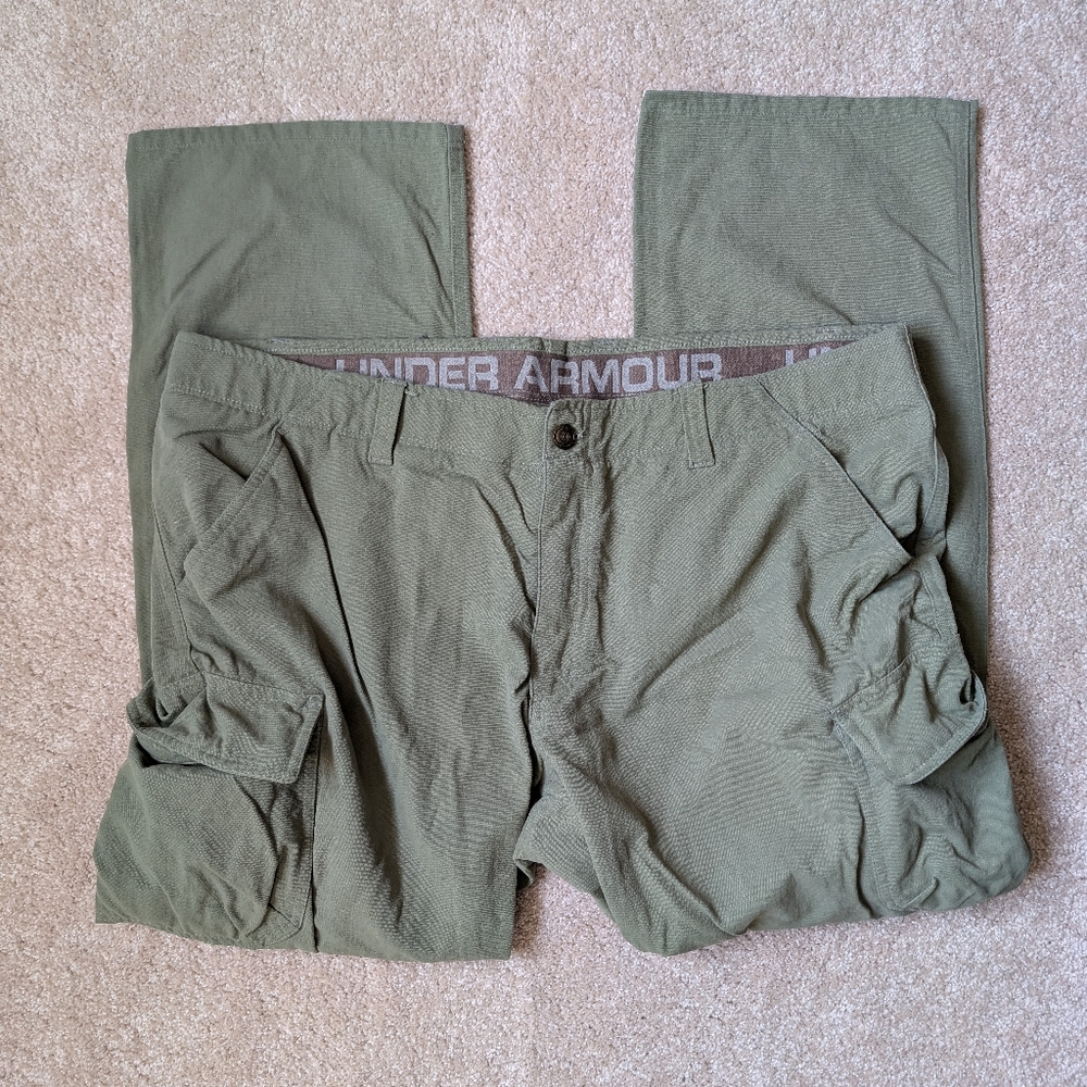 Under Armour Grit Cargo Military Green Tactical Work Outdoor Pants